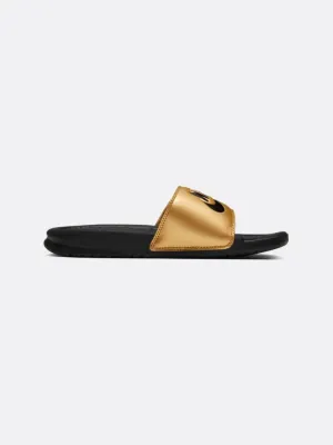 Nike - Women - W Benassi JDI - Black/Black/Metallic Gold