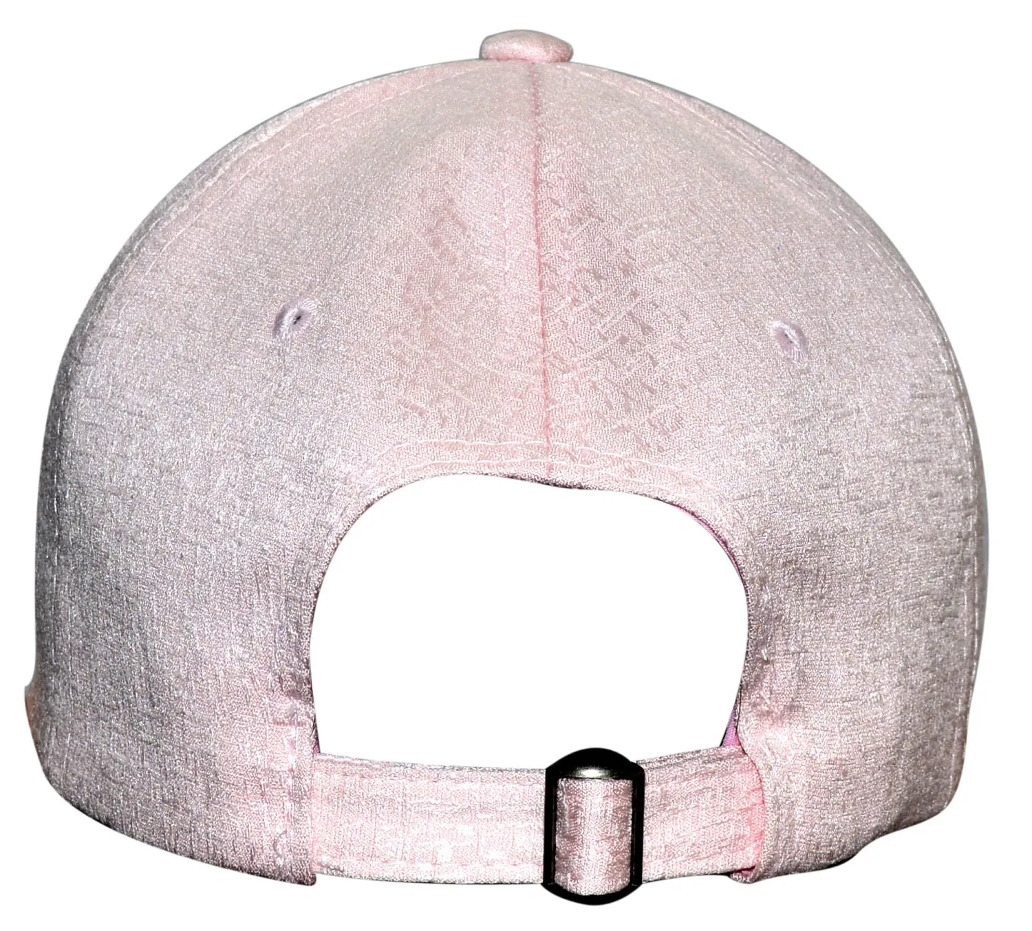 OCTAVE Unisex Baseball Cap Hat - Tuck Strap Embossed Design 3 Metal Eyelets - Pink