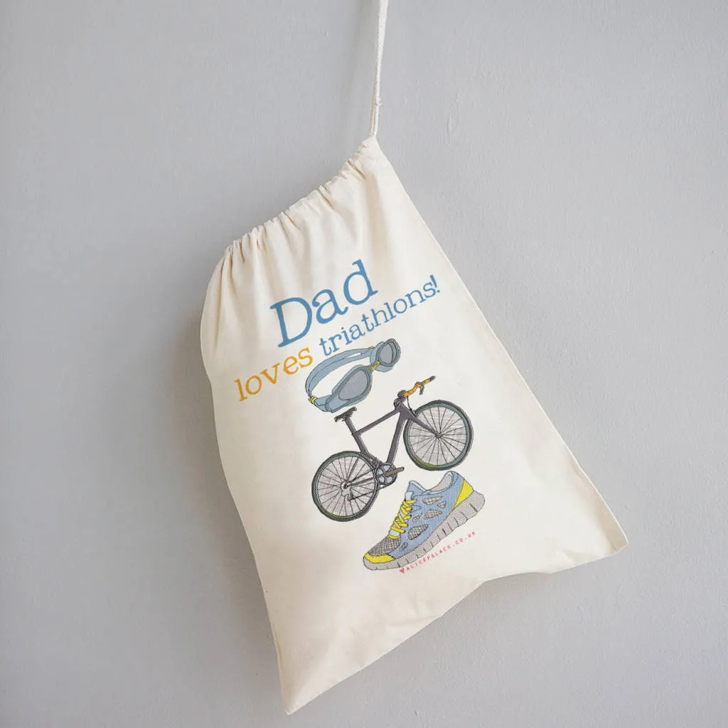 Personalised Triathlon Sack