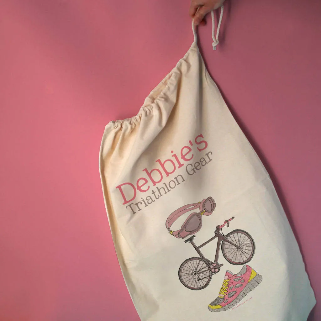 Personalised Triathlon Sack