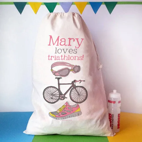 Personalised Triathlon Sack