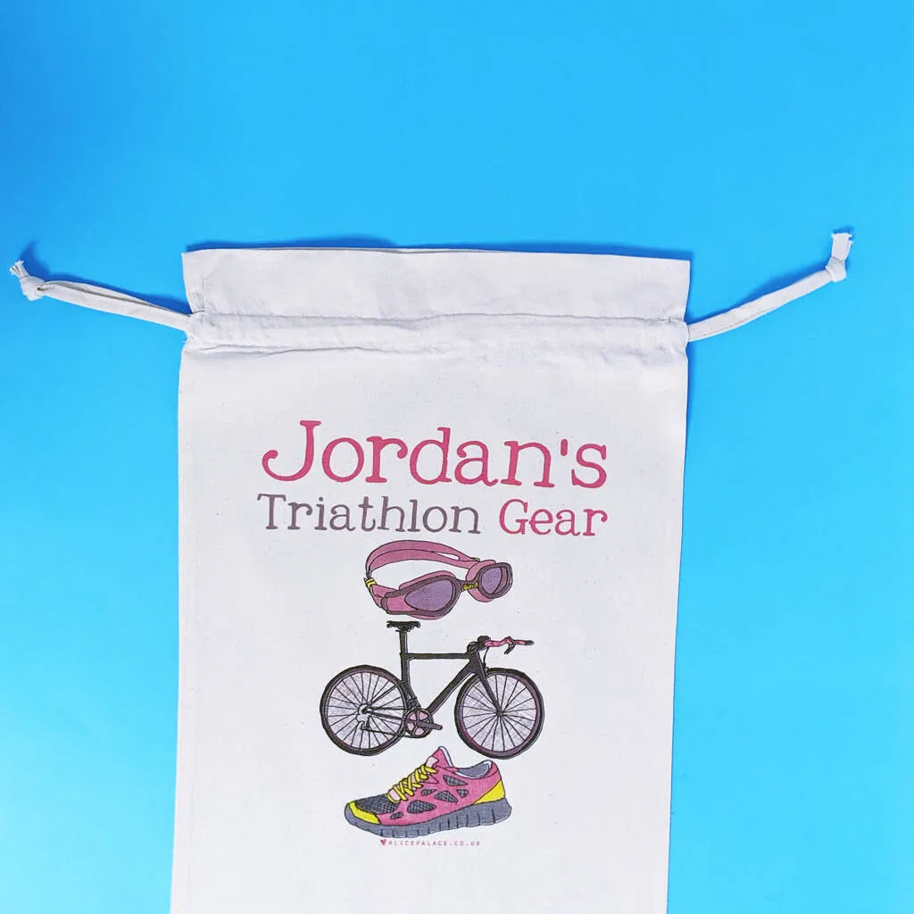 Personalised Triathlon Sack