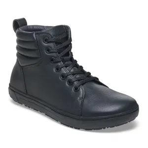 QO 500 Leather Panel Non-Slip Hi-Top in Black