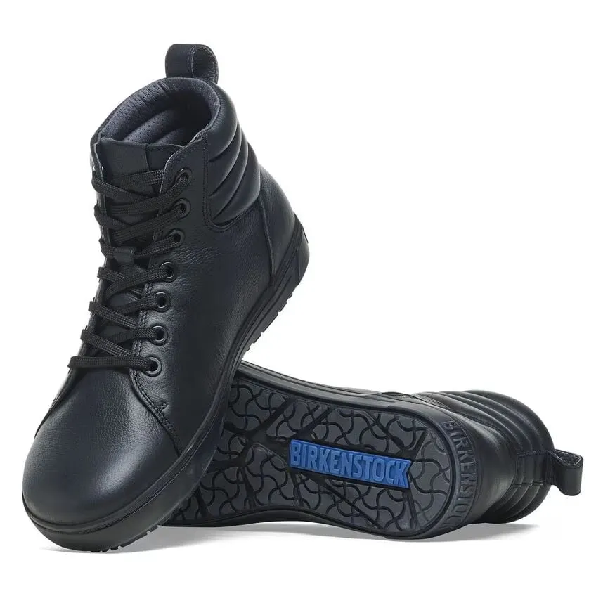 QO 500 Leather Panel Non-Slip Hi-Top in Black
