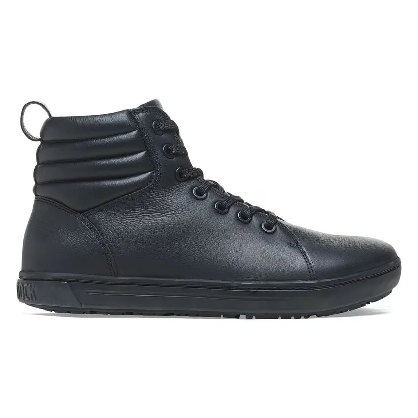 QO 500 Leather Panel Non-Slip Hi-Top in Black