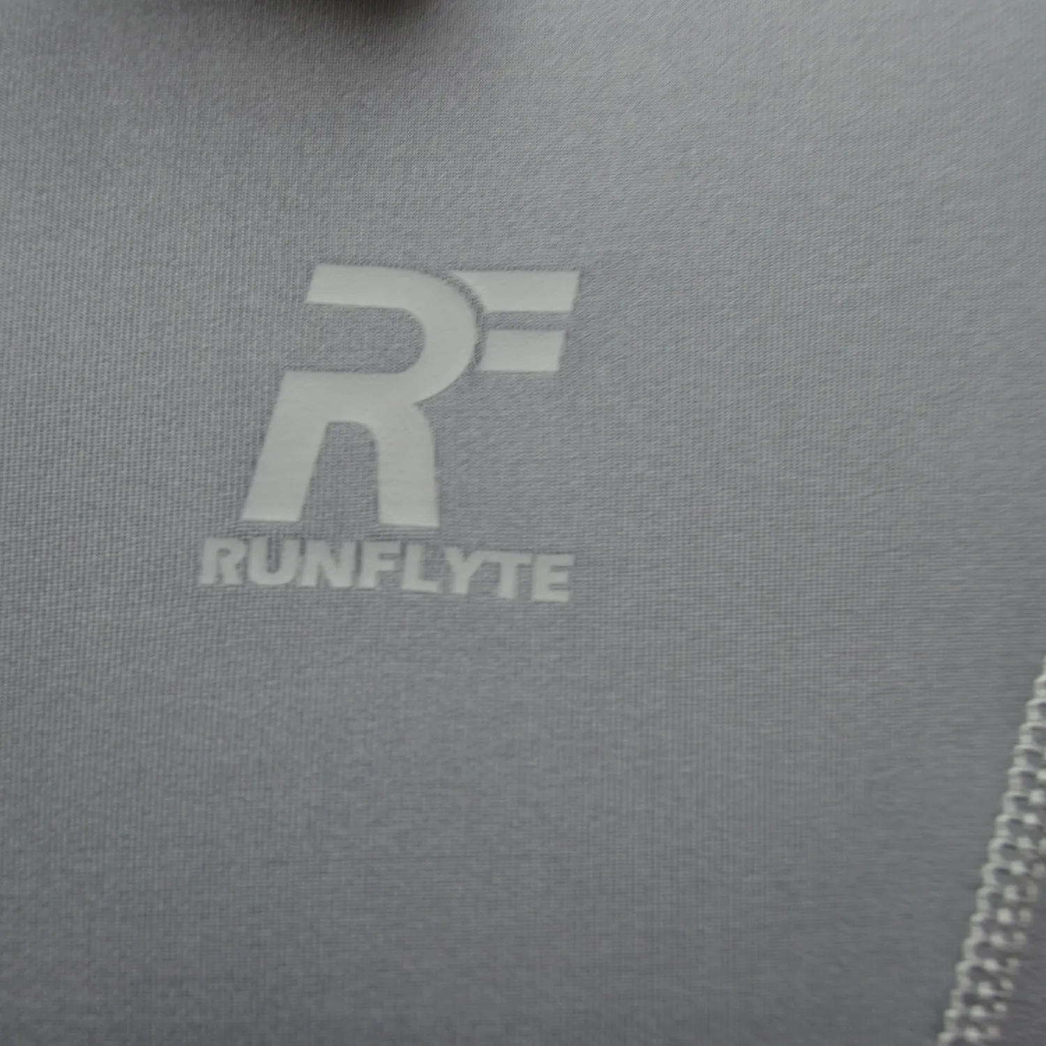 RunFlyte Men's Flyte Compression - Short Sleeve - Moisture Wicking T-Shirt Dark Grey/Light Grey