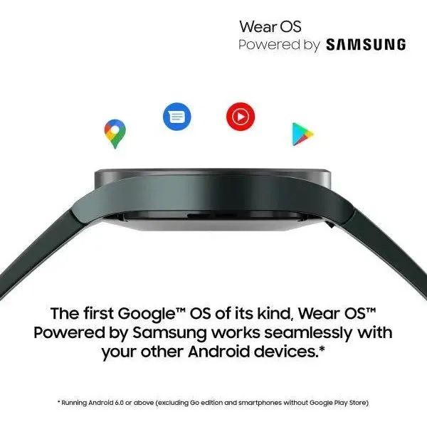 Samsung Galaxy Watch4 Smart Watch Health Monitoring Fitness Tracker 4G LTE 40mm Black