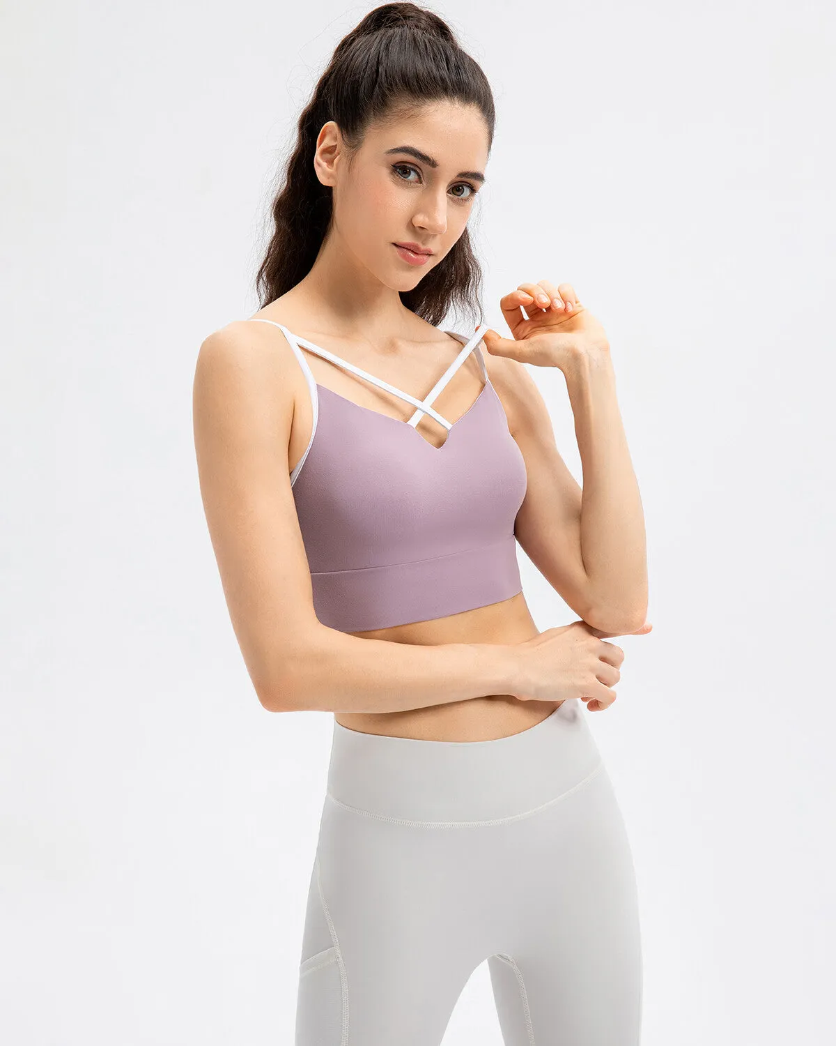 Sarah Sports Bra - Purple