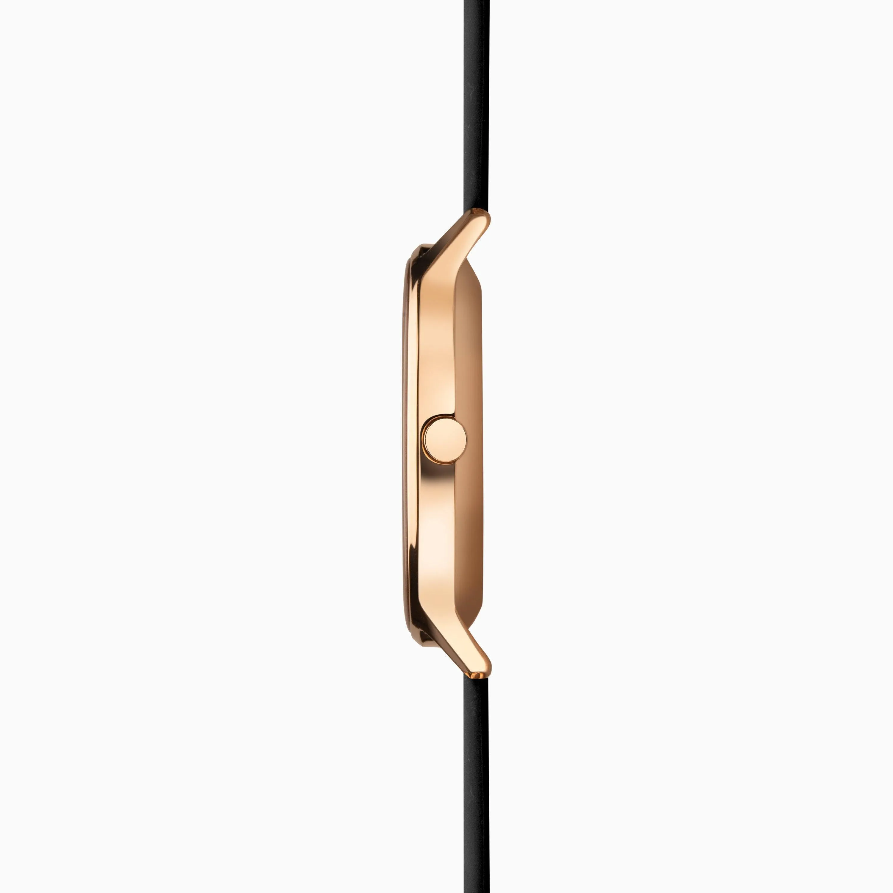 Sekonda Flex Smartwatch | Rose Gold Case & Black Silicone Strap | 40444