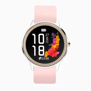 Sekonda Flex Smartwatch | Silver Case & Pink Silicone Strap | 40449