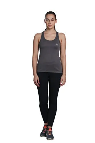Silvertraq Women's Sweat Wicking Racerback Top Grey 2XL