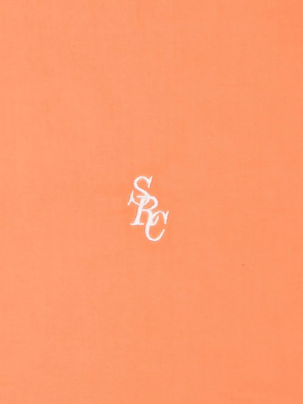 SRC logo-embroidered cotton shirt
