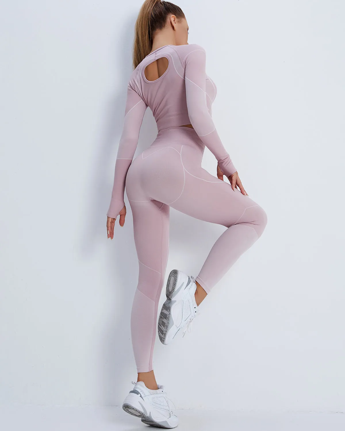 Stealth Crew Seamless Long Sleeve - Pink