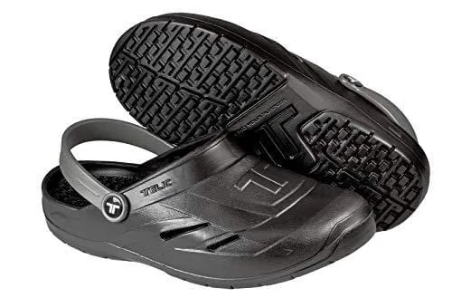 Telic Unisex Shoe Arch Support Recovery Dream Mule Clog Sandal Bonus Pumice $59 Value Midnight Black
