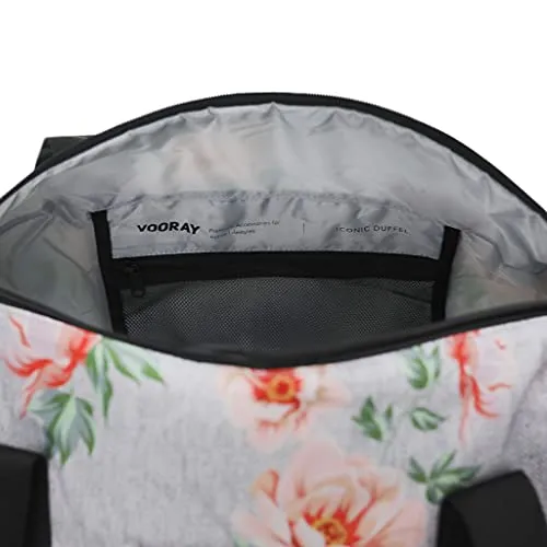 Vooray Iconic 27.5L Womens Gym Bag Duffel (Rose Gray)