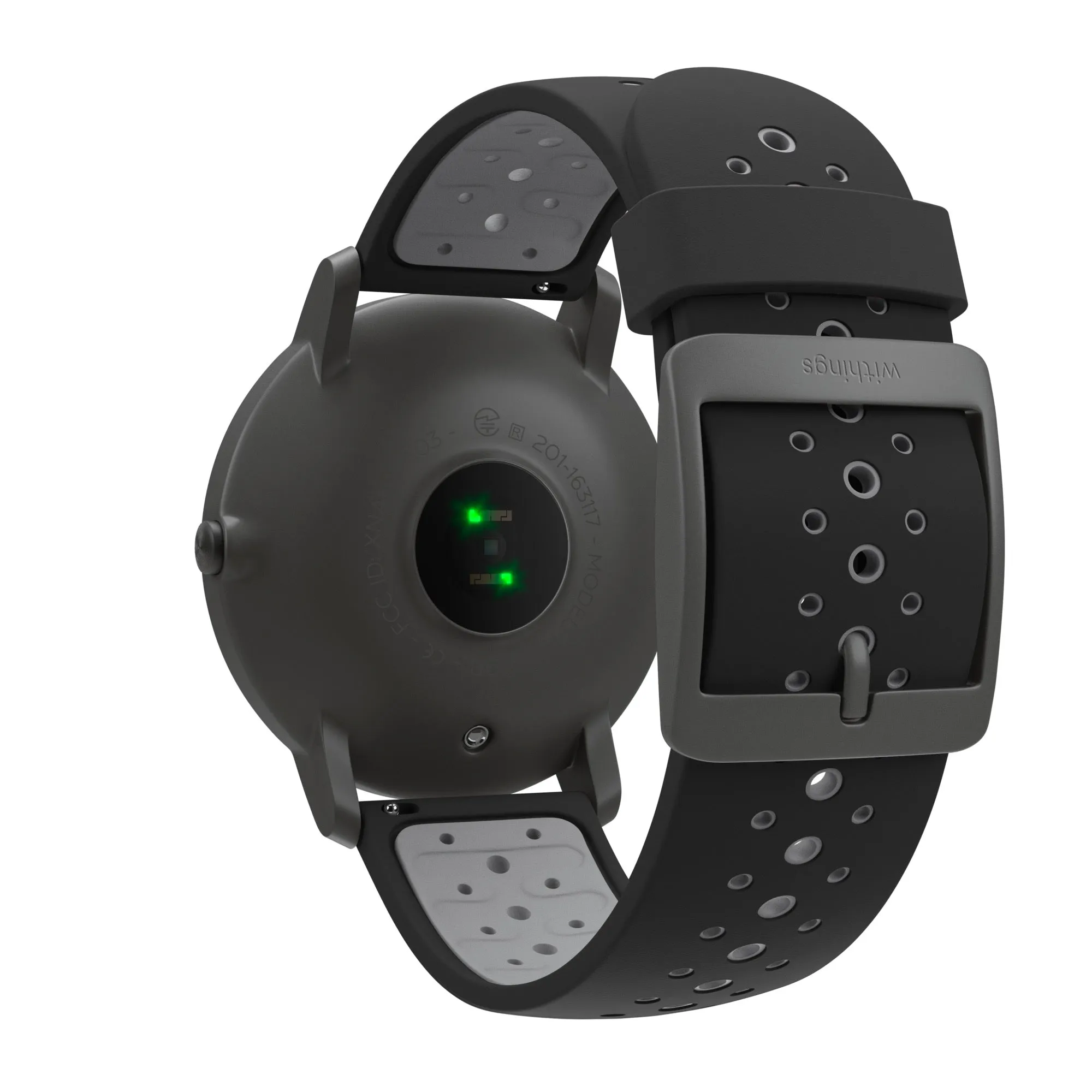 Withings Steel HR Sport - Multi-Sport Hybrid Smartwatch - Black