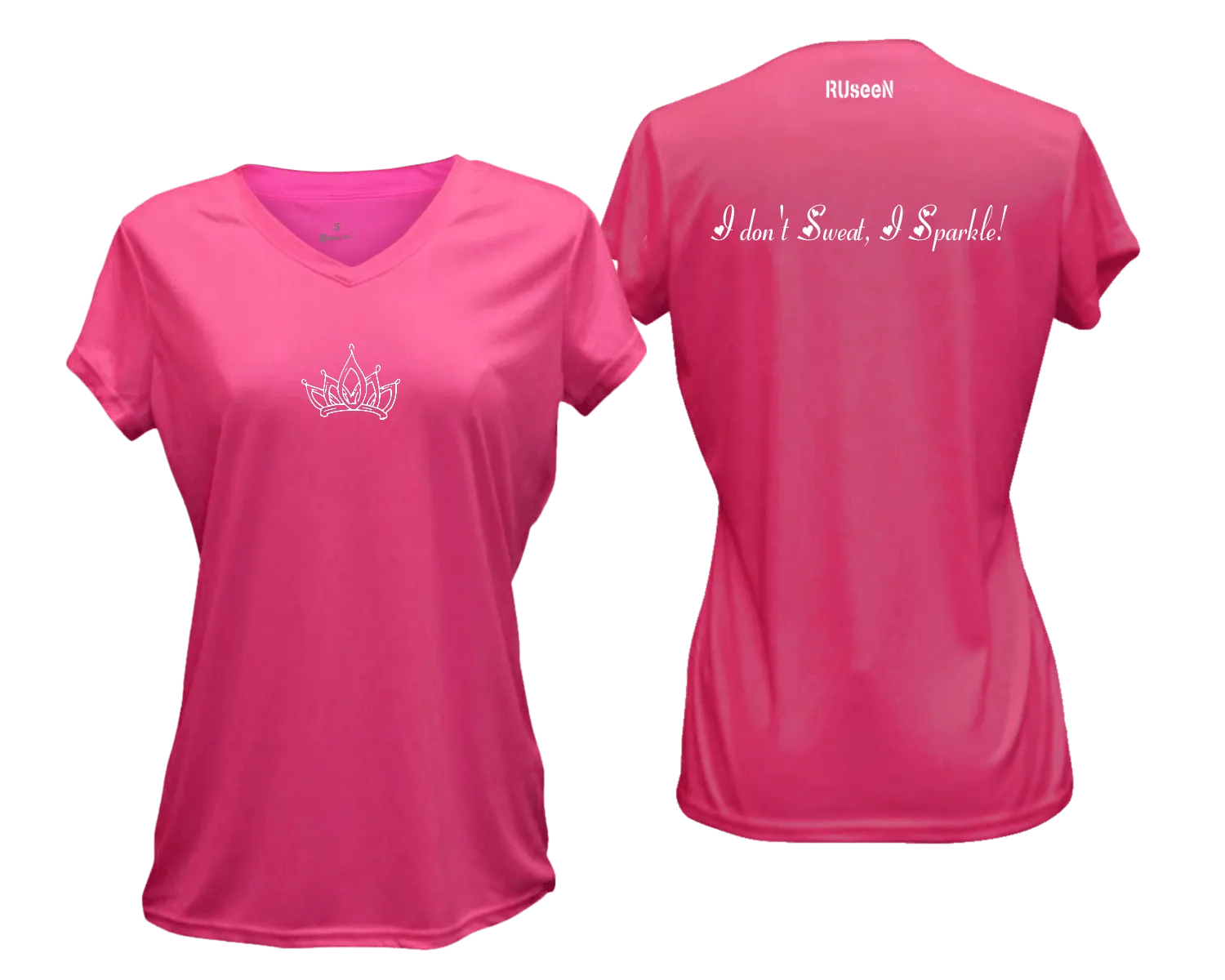 Women's Reflective Short Sleeve Shirt - Sparkle