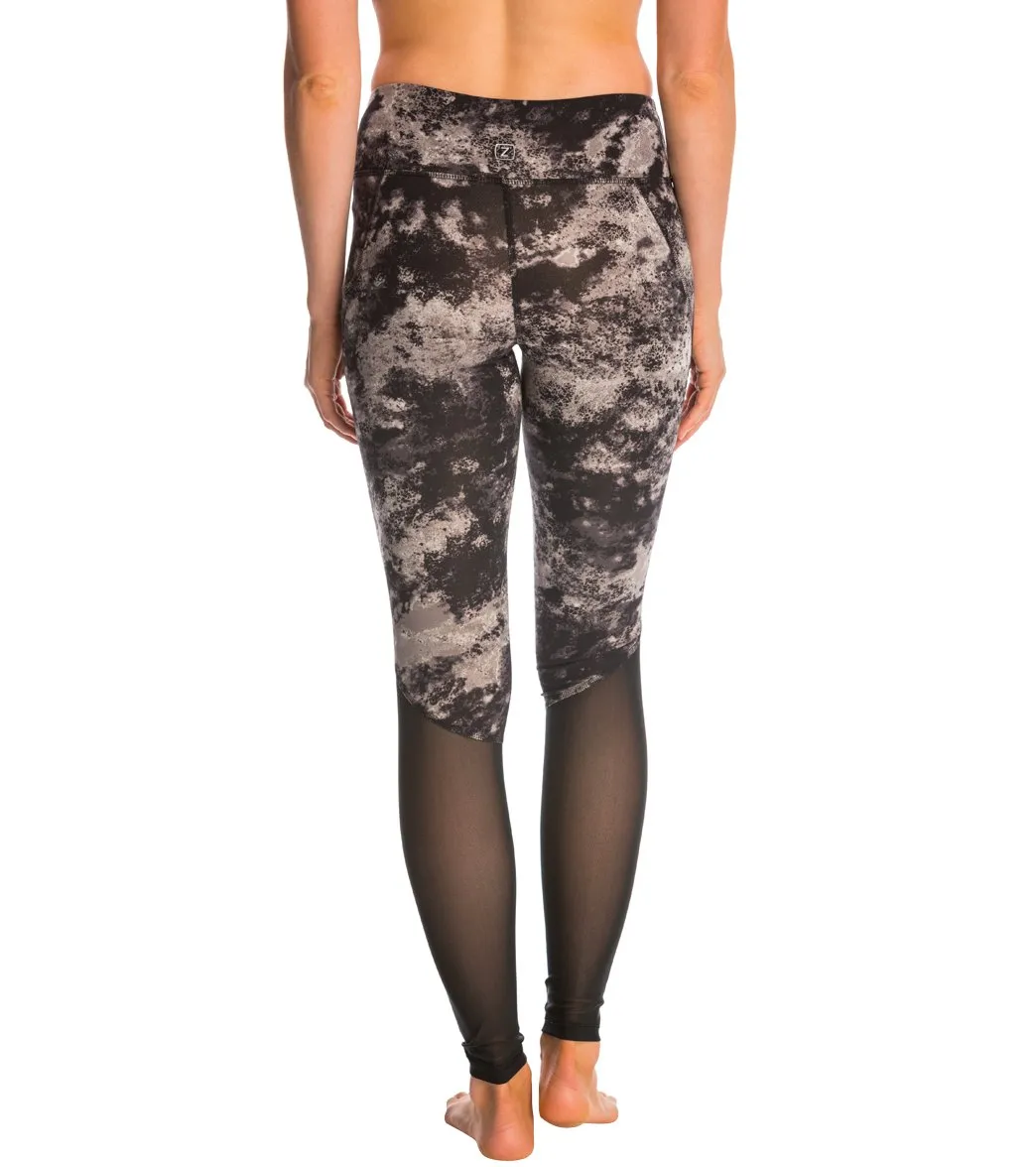 Zobha Cosmo Mesh Panel Yoga Leggings