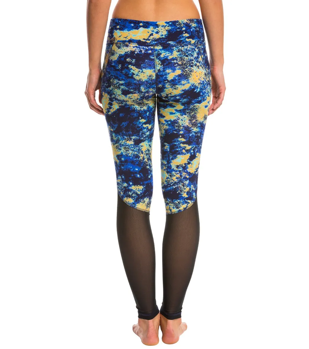 Zobha Cosmo Mesh Panel Yoga Leggings